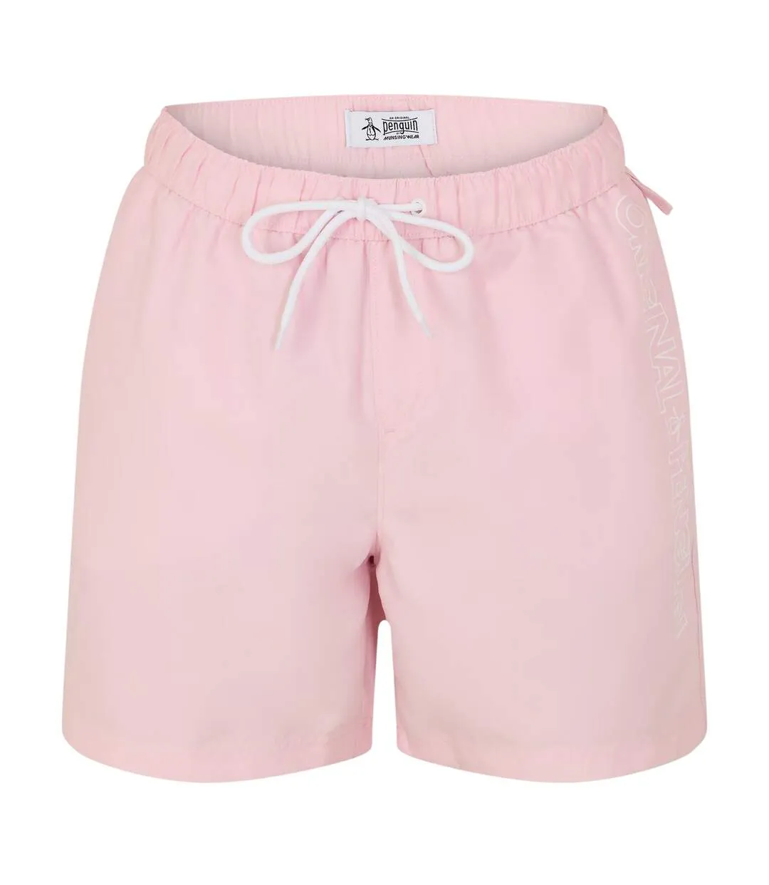 Mens Logo Swim Shorts Peach Parfait Original Penguin-2