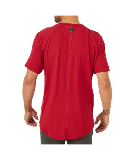 T-shirt Rouge Homme Wrangler Performance Haute Red
