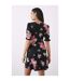 Dorothy Perkins Womens/Ladies Spaced Floral Mini Dress (Black) - UTDP2498