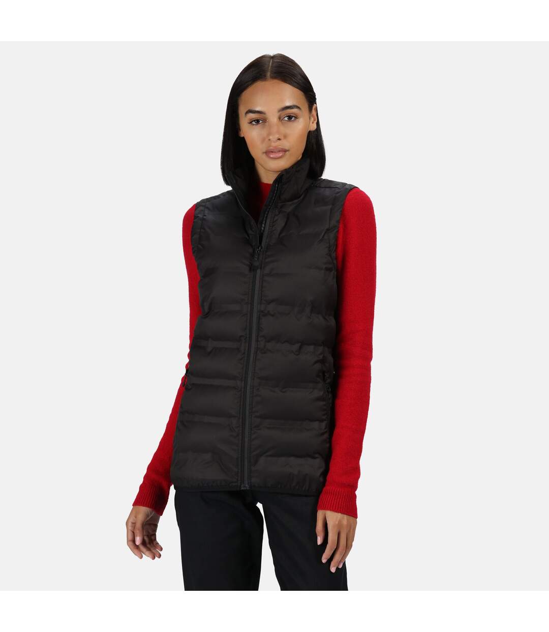 Womens/ladies body warmer black Regatta Professional-3