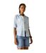 Chemisier Motif/style À Carreaux Keralin Femme Denim Délavé Regatta-1