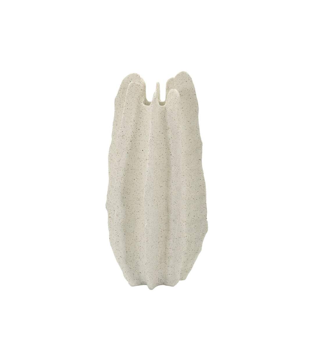Vase Design en Résine Ester 50cm Blanc-1