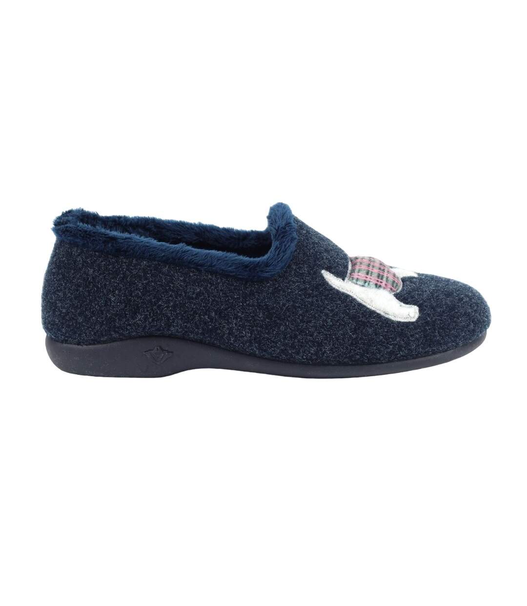 Chaussons monique femme bleu Lazy Dogz-3