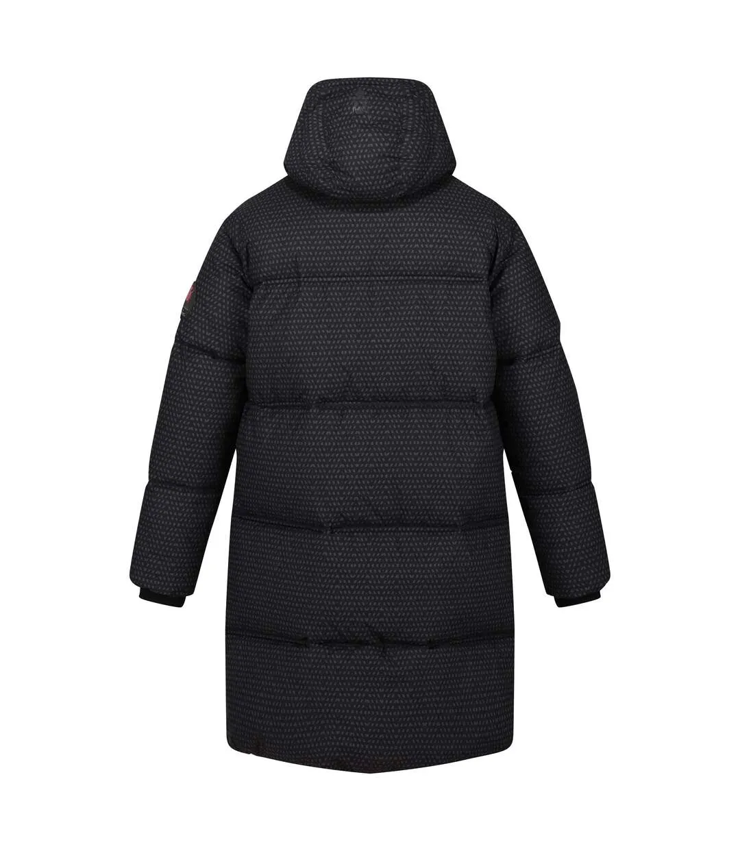 Mens Christian Lacroix Gordes Printed Padded Jacket Black Regatta-3
