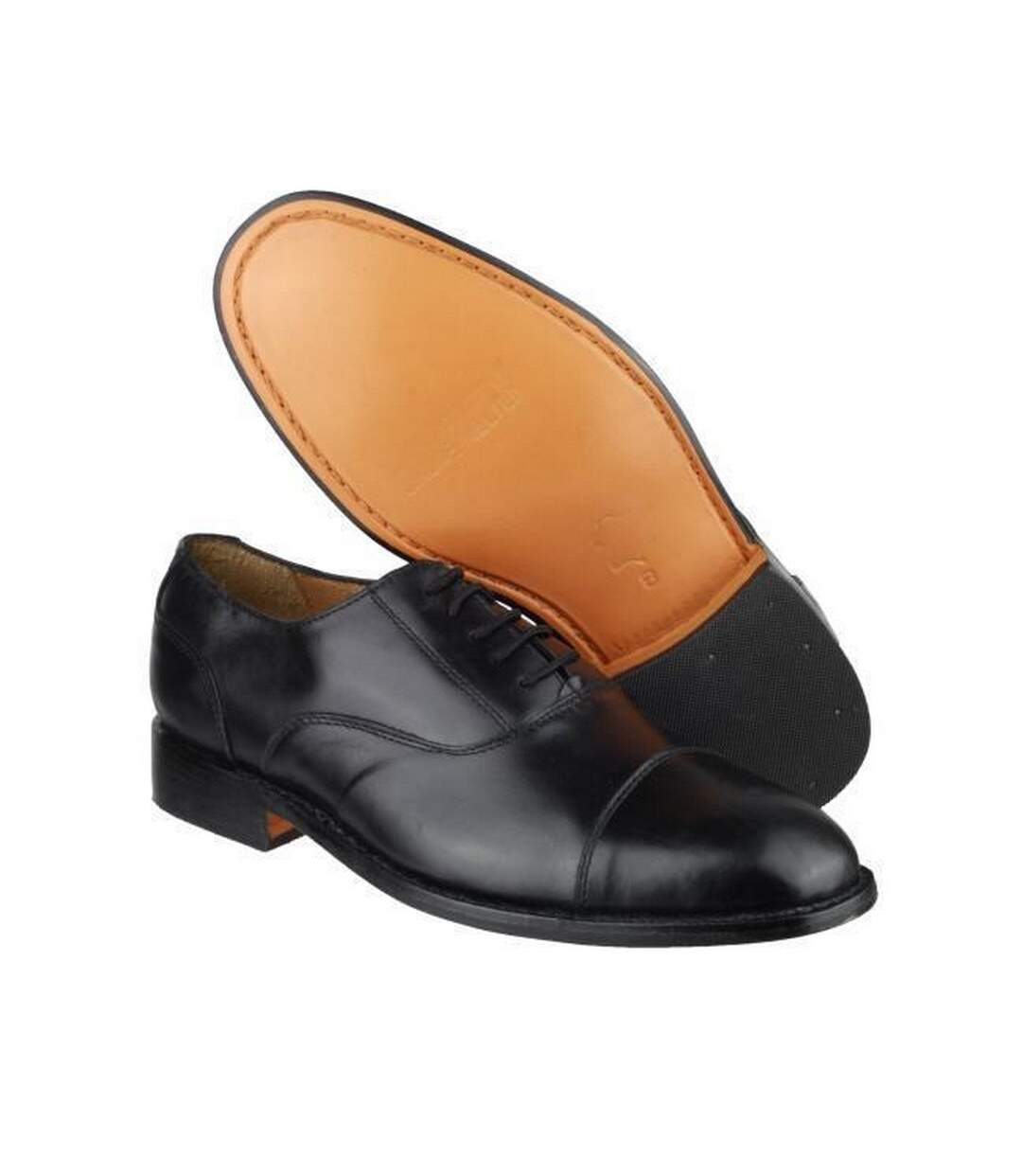 James chaussures en cuir homme noir Amblers