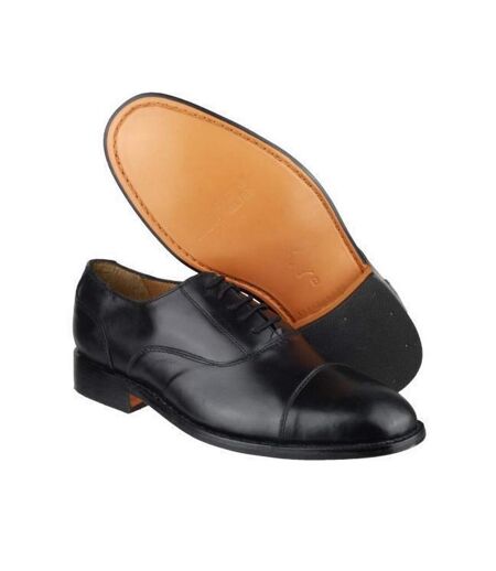 Amblers James Leather Soled Shoe / Mens Shoes (Black) - UTFS520