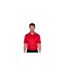 Mens Performance Golf Polo Shirt Red Island Green-1