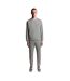Mens Fleece Elasticated Hem Joggers Grey Marl Lyle & Scott-4