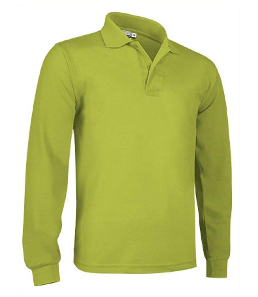 Polo manches longues - Homme - réf PREDATOR - vert pistache