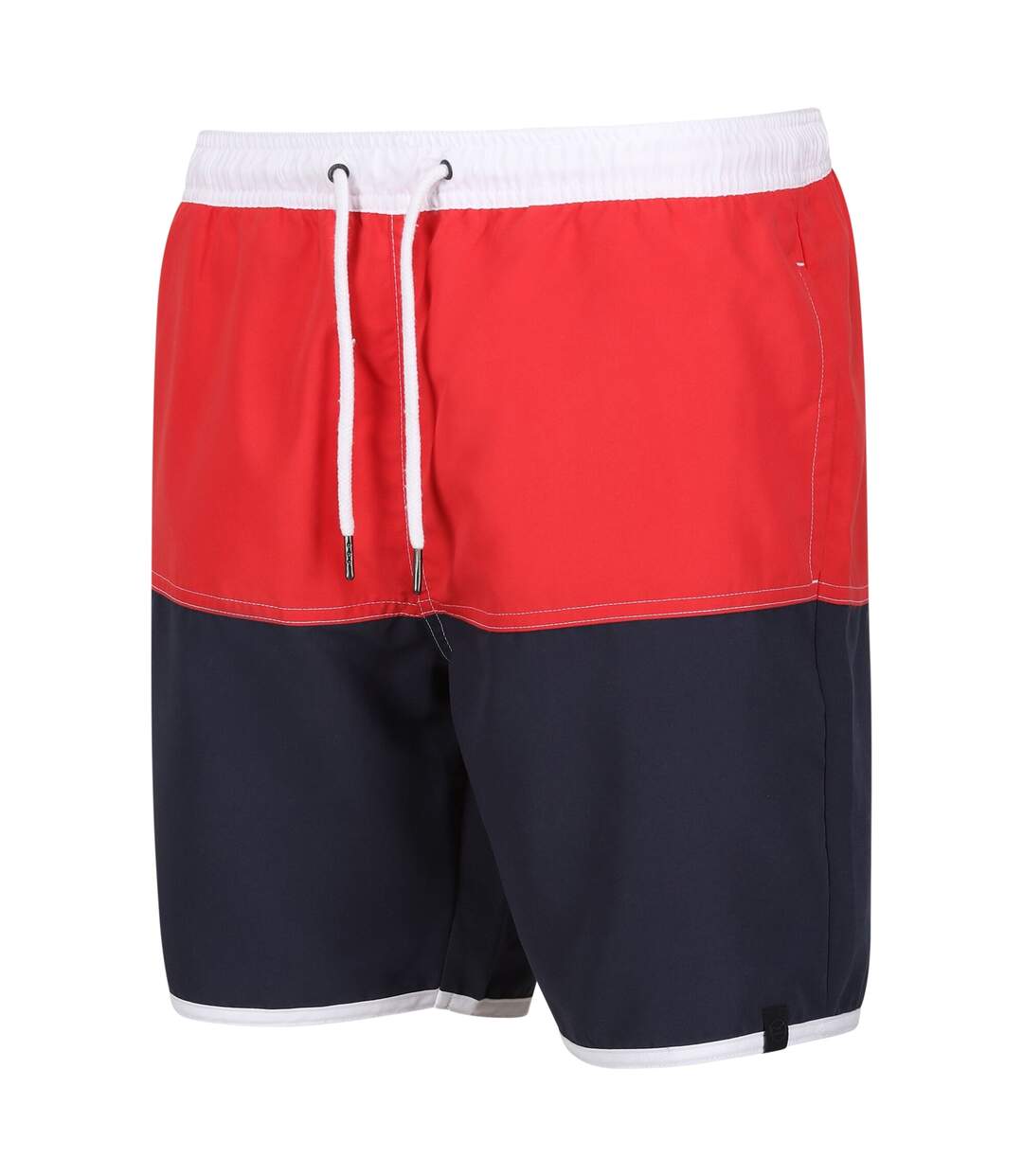 Short de bain benicio homme rouge rococo / bleu marine Regatta