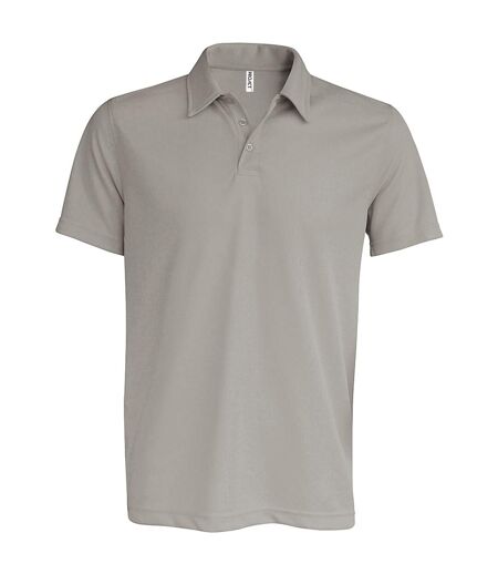 Kariban Proact Mens Short Sleeve Performance Polo Shirt (Fine Grey) - UTRW4246