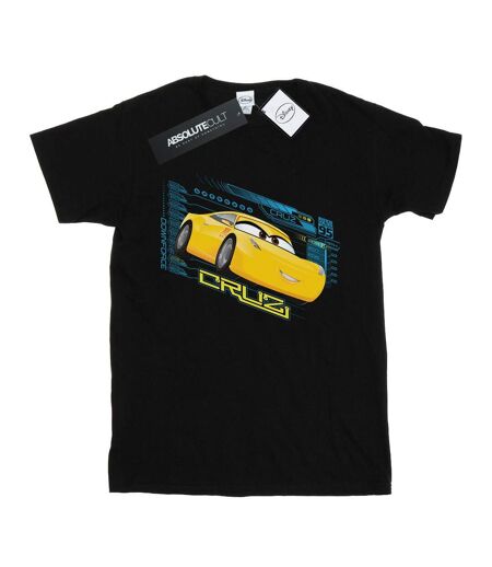 Disney T-shirt boyfriend en coton pour femmes/femmes Cars Cruz Ramirez (Noir) - UTBI16131