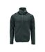 Mens Customised Hooded Fleece Jacket Forest Green Mascot-1