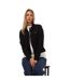 Womens/ladies Wonder Denim Jacket Black Only-4