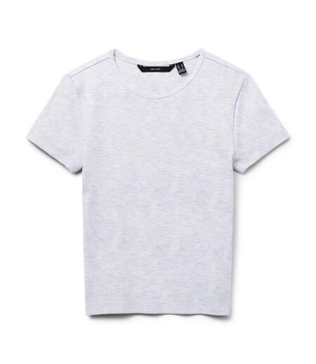 T-shirt gris femme vero moda chloe - xxl