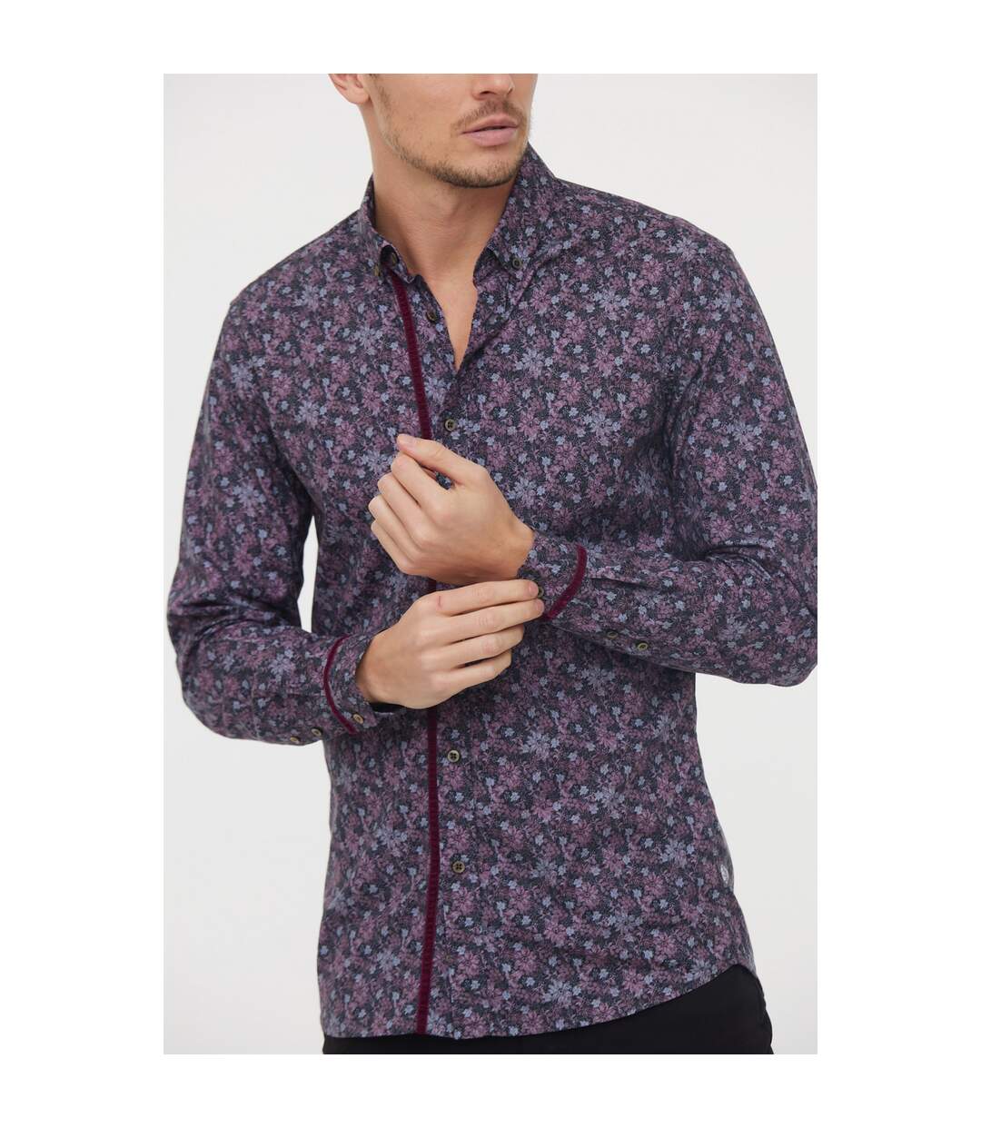 Chemise manches longues coton slim DINEUR