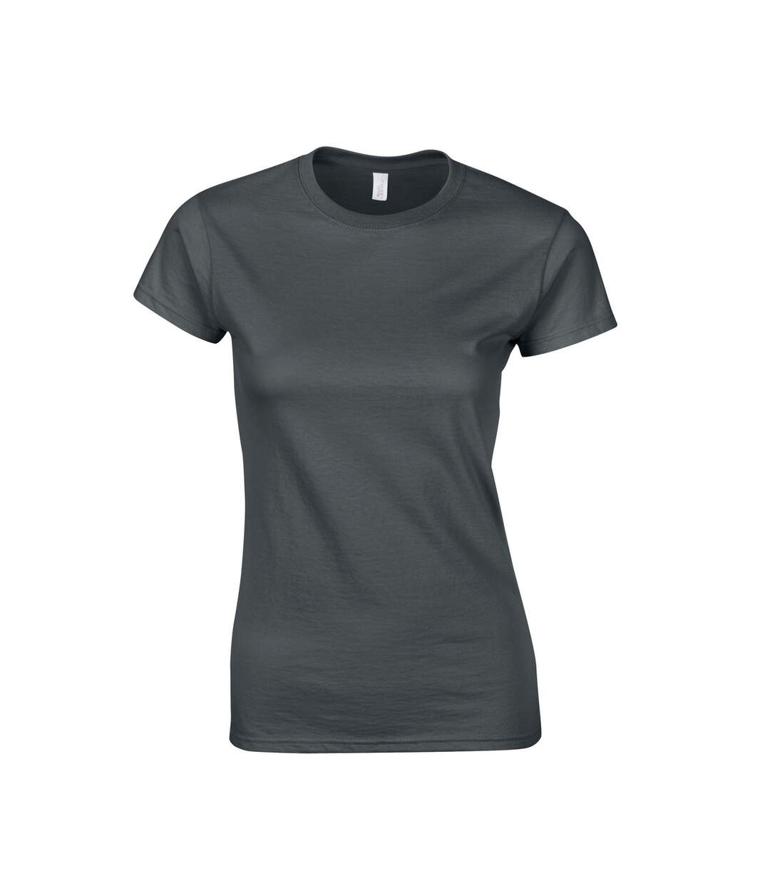 T-shirt softstyle femme charbon Gildan-1