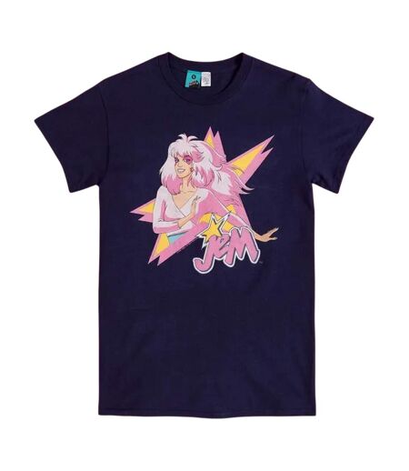 T-shirt Adulte Bleu Jem And The Holograms