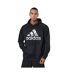 Mens Game And Go Big Logo Aeroready Hoodie Black Adidas-4