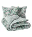 Parure de Lit 3 Pièces Végétal Marin 260x240cm Vert Céladon-2