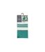 Lot de 2 Torchons Nid d'Abeille Botanique 50x70cm Vert-3