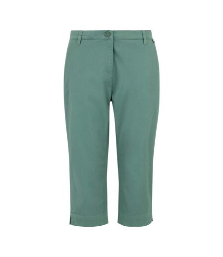 Pantacourt Uni Bayletta Femme Turquoise Pastel Regatta