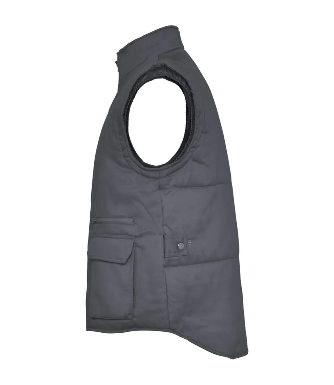 Mens Almanzor High-neck Multi-purpose Gilet Lead Roly Workwear-3