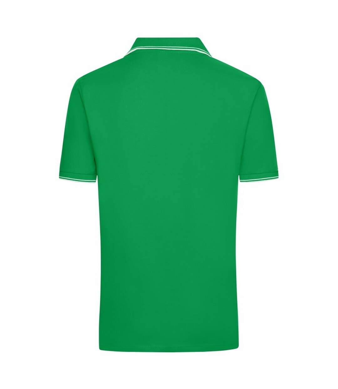 Polo Homme Vert Sombre Blanc James And Nicholson-2