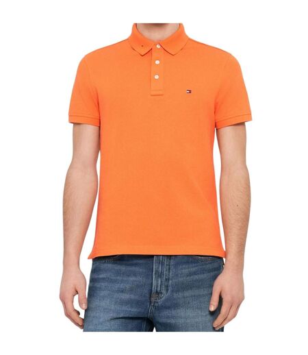 Polo Motif/style Logo Homme Tonnerre Orange Tommy Hilfiger