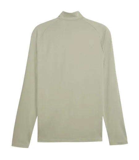Mens Performance Quarter Zip Tailored Long-sleeved Top Army Puma