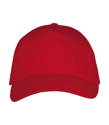 Casquette De Baseball Long Beach Rouge SOLS