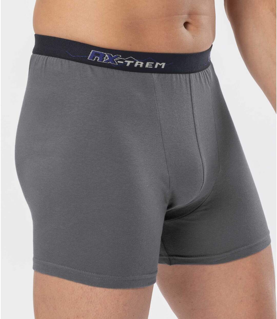 Lot de 6 Boxers Stretch Unis RX-Trem-3