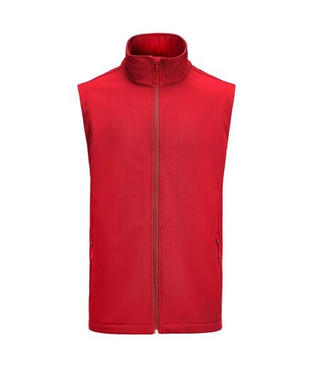 Veste Sans Manches Motif/style Vallée Homme Rouge James Harvest