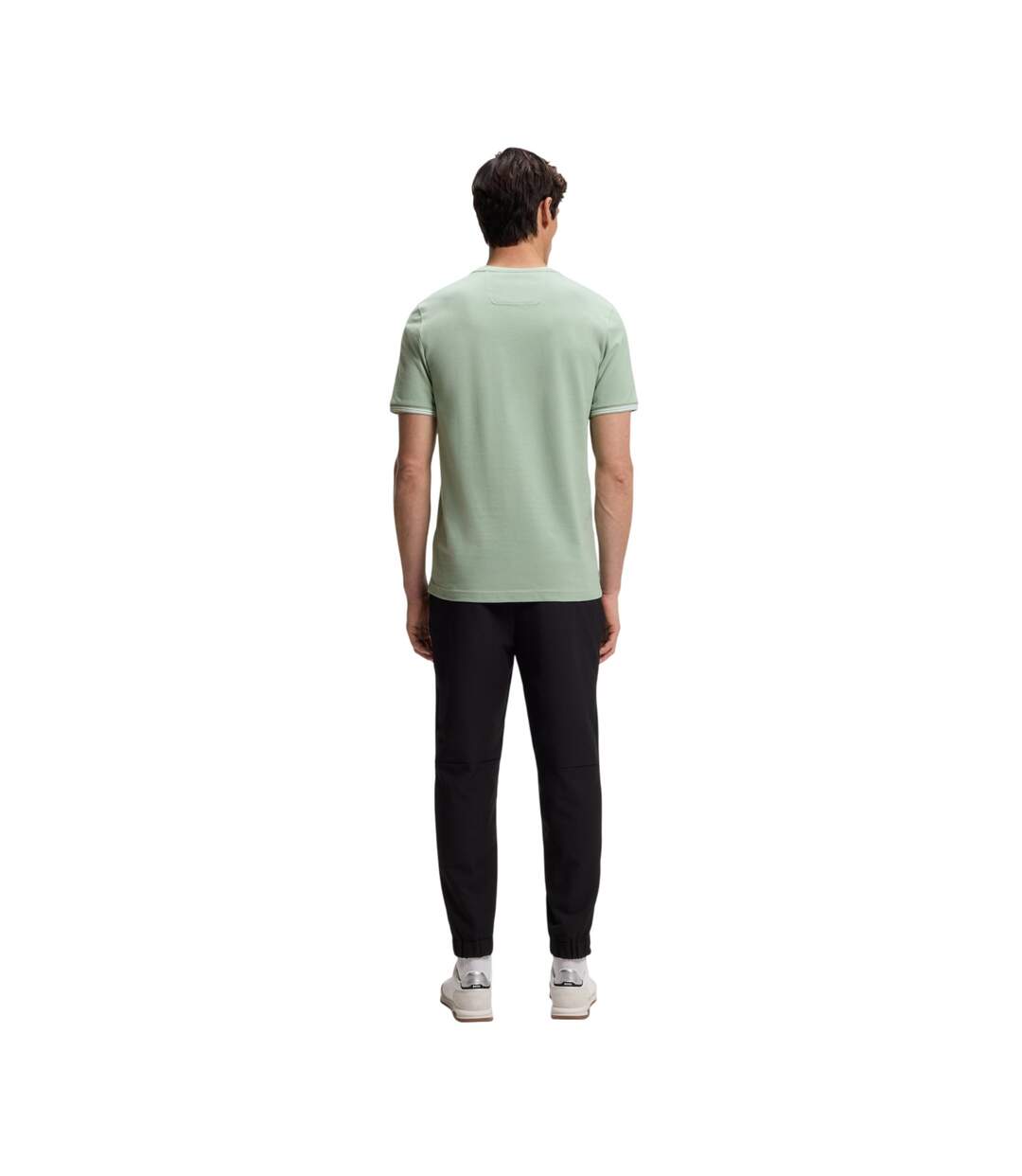 T-shirt Hbg Taul Homme Vert Boss-3