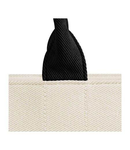 Tote Bag Puerto M Naturel Noir Quadra
