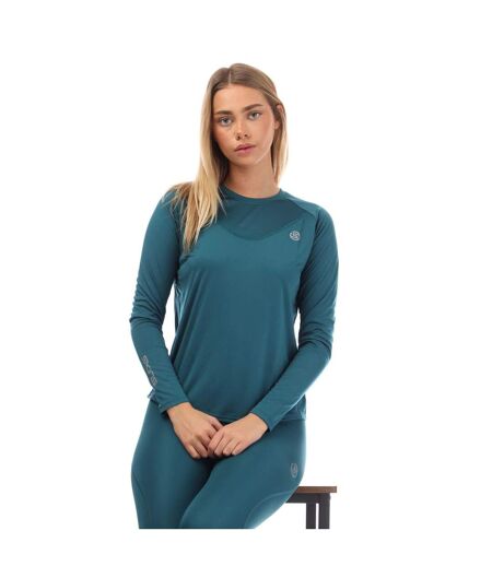 Womens/ladies Series-3 Long-sleeved T-shirt Teal Skins