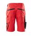 Mens Unique Work Shorts Red Black Mascot-2
