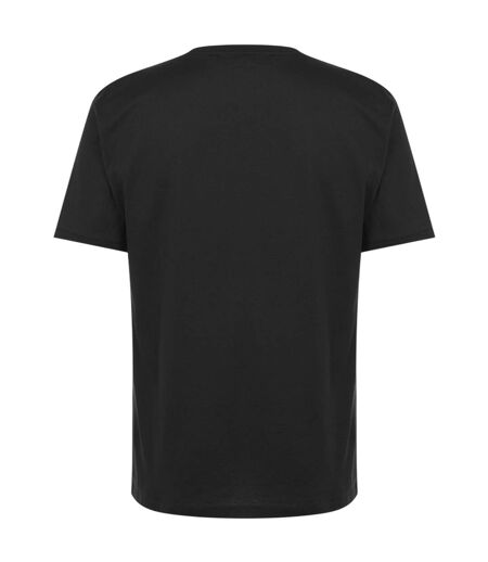 T-shirt Motif/style Logo Sur Poitrine Diragolino Homme Noir Hugo