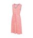 Mountain Warehouse Womens/Ladies Bahamas Floral Sleeveless Dress (Coral) - UTMW3075