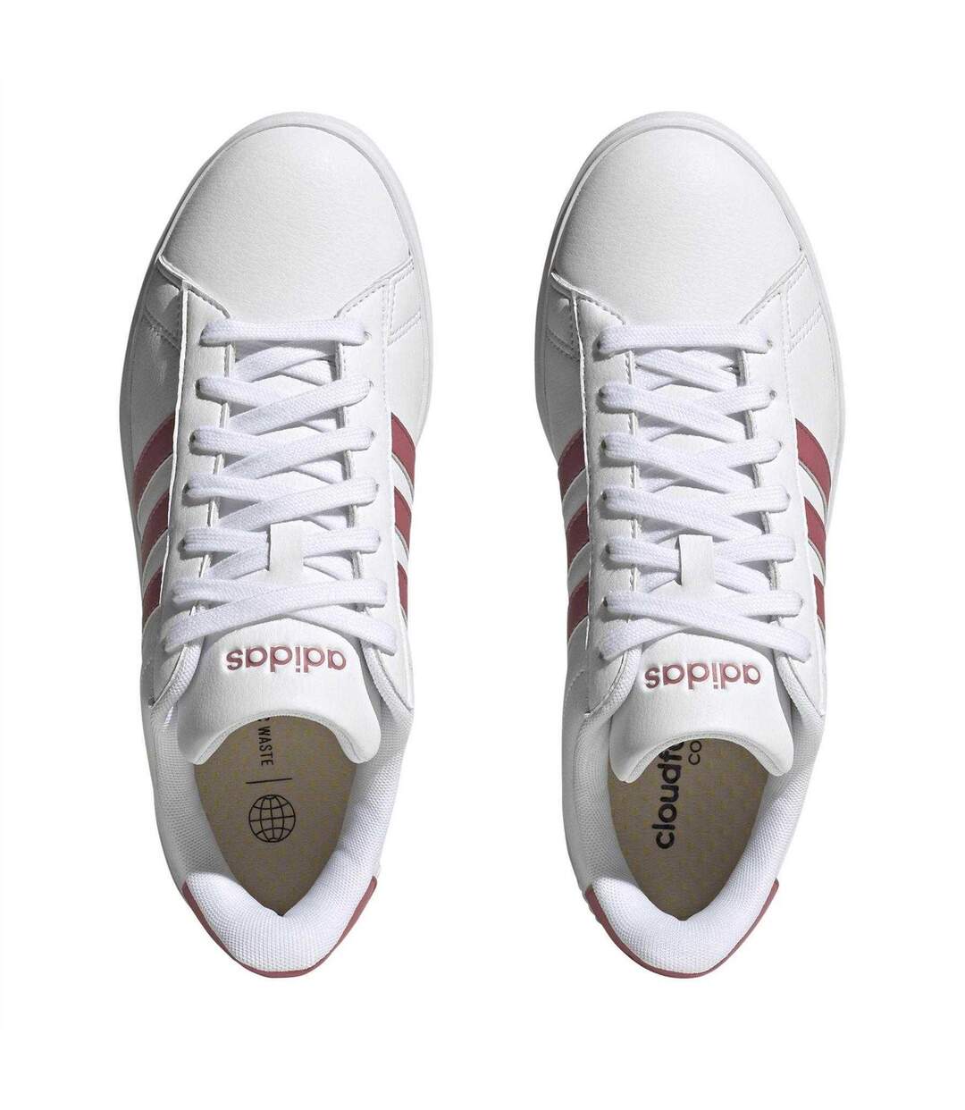Baskets Motif/style À Rayures Grand Court 2.0 Femme Blanc Adidas-4