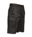 Mens Cargo Shorts Black Portwest-1