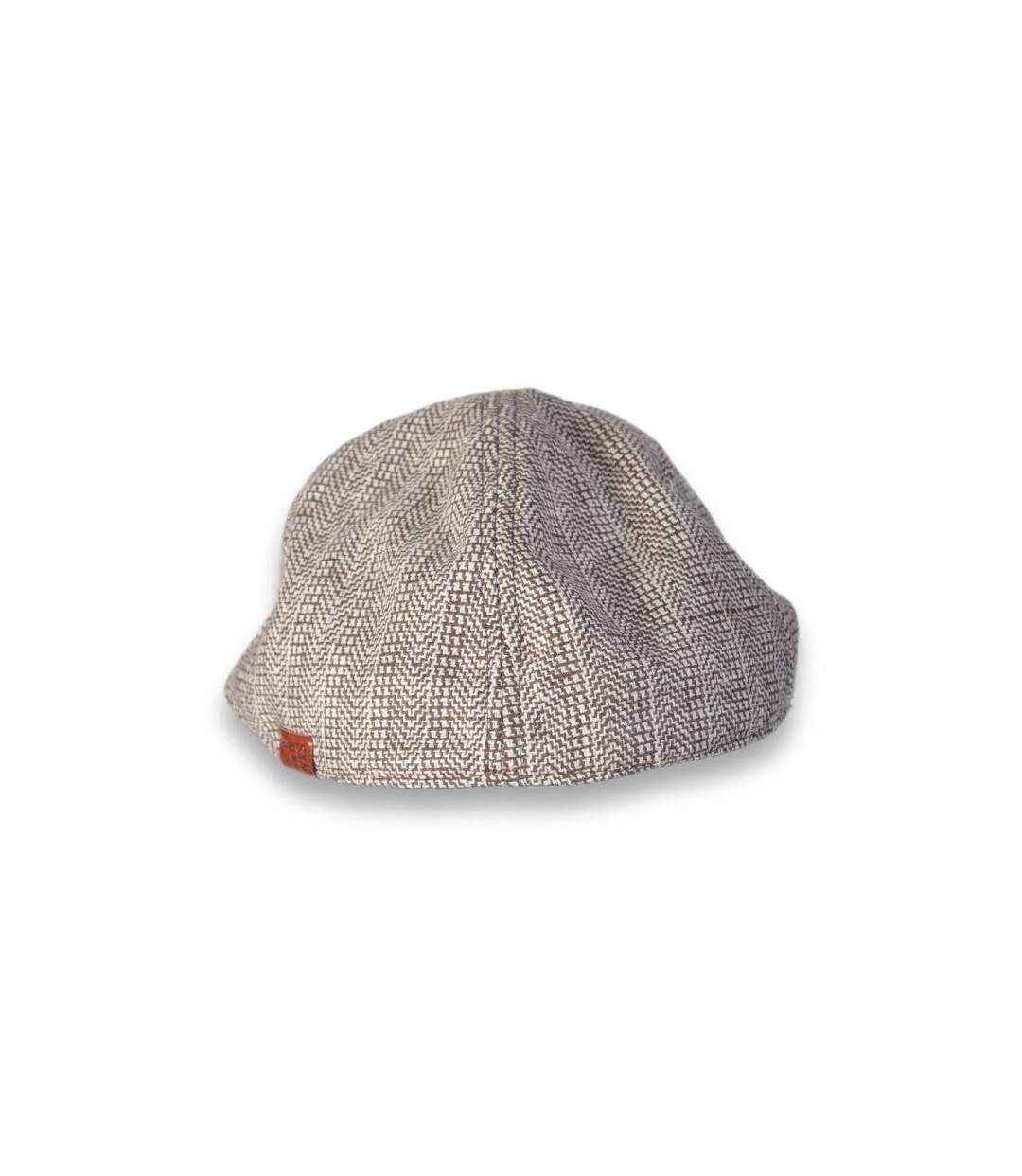 Casquette femme en viscose/laine - Couleur beige.-3