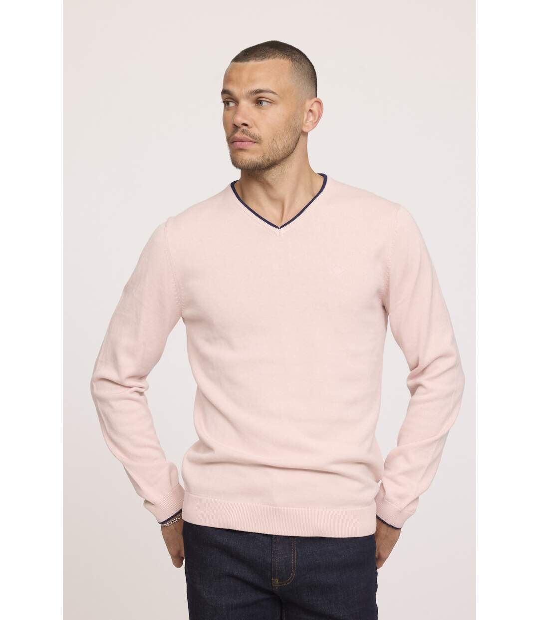 Pull manches longues coton regular CIRAKO-2