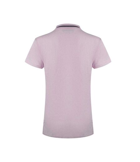 Womens/ladies Embroidered Logo Polo Shirt Pink Love Moschino