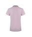 Womens/ladies Embroidered Logo Polo Shirt Pink Love Moschino-2