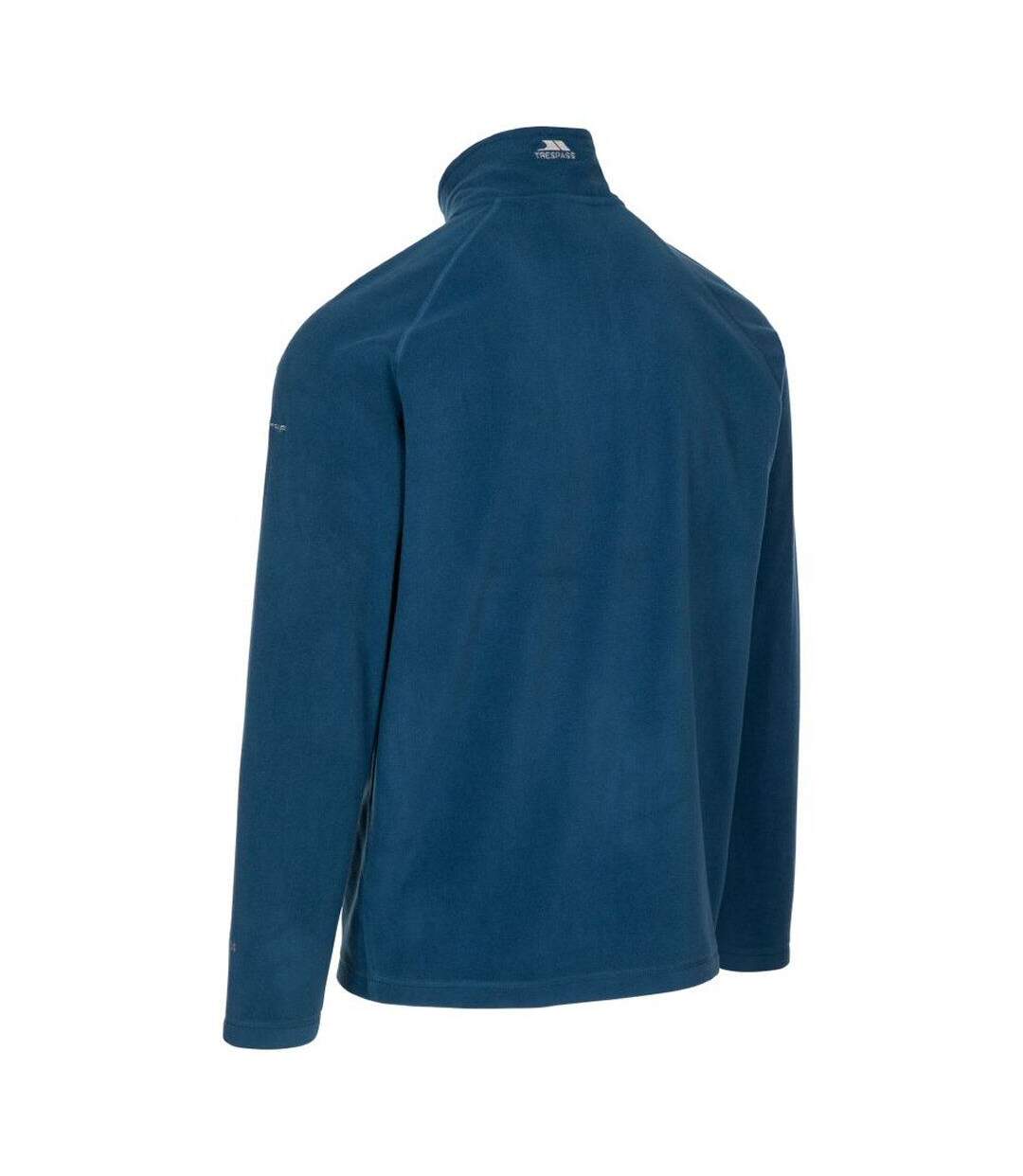 Mens Blackford Microfleece Midnight Navy Trespass-3