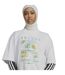 Womens/ladies Island Club Oversized T-shirt White Adidas-4