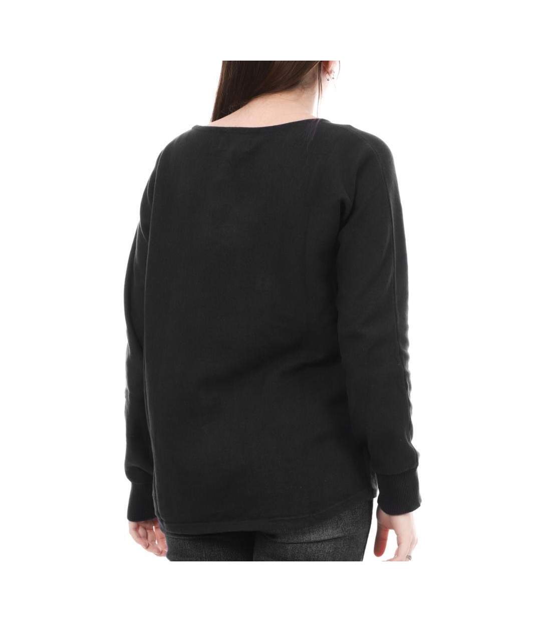 Sweat noir femme lee cooper oeloa - l-2