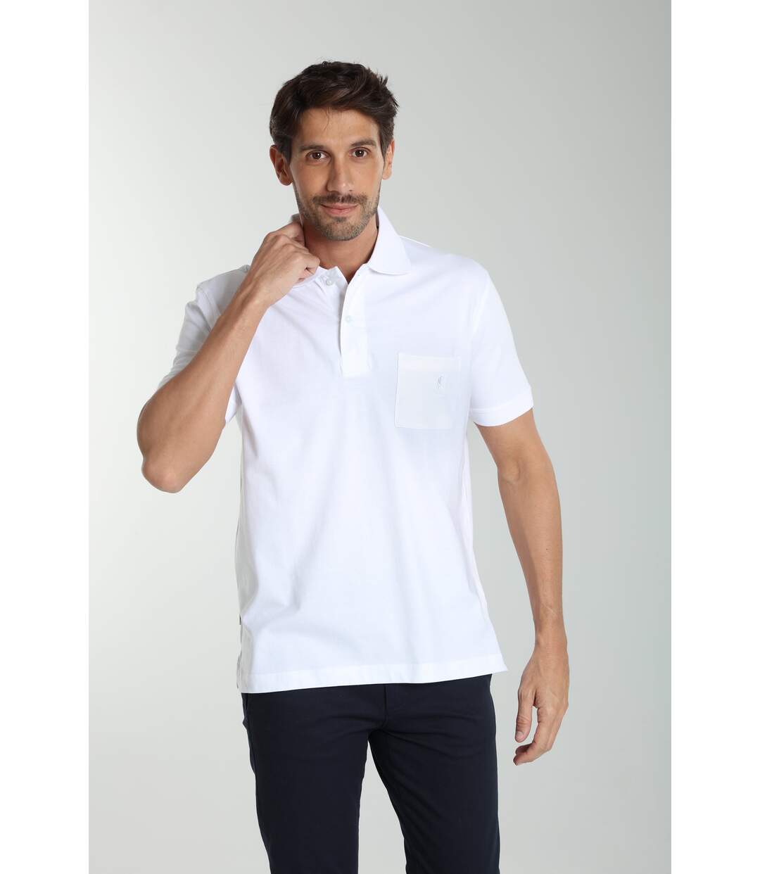 Polo manches courtes en coton PJEY-2