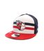 Casquette marine/blanc/rouge homme new era clegua - osfm-1